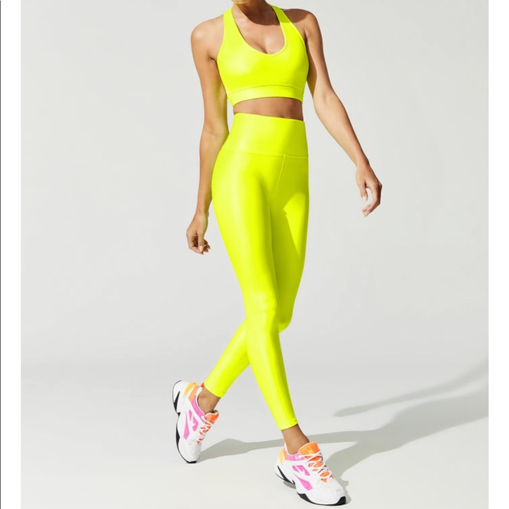 COPY - Carbon 38 Takara Neon Yellow Legging’s Size XS